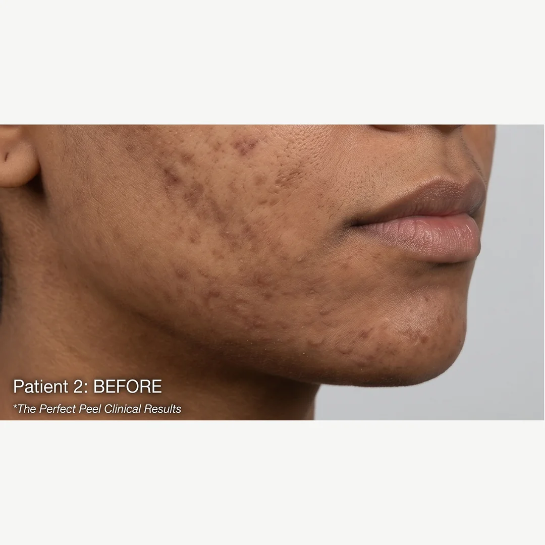 Patient 2 before — chemical peel — Rejuvena Clinic Bedford