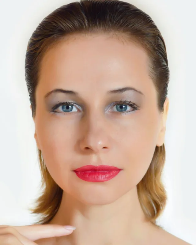 Natural image showing early fine lines