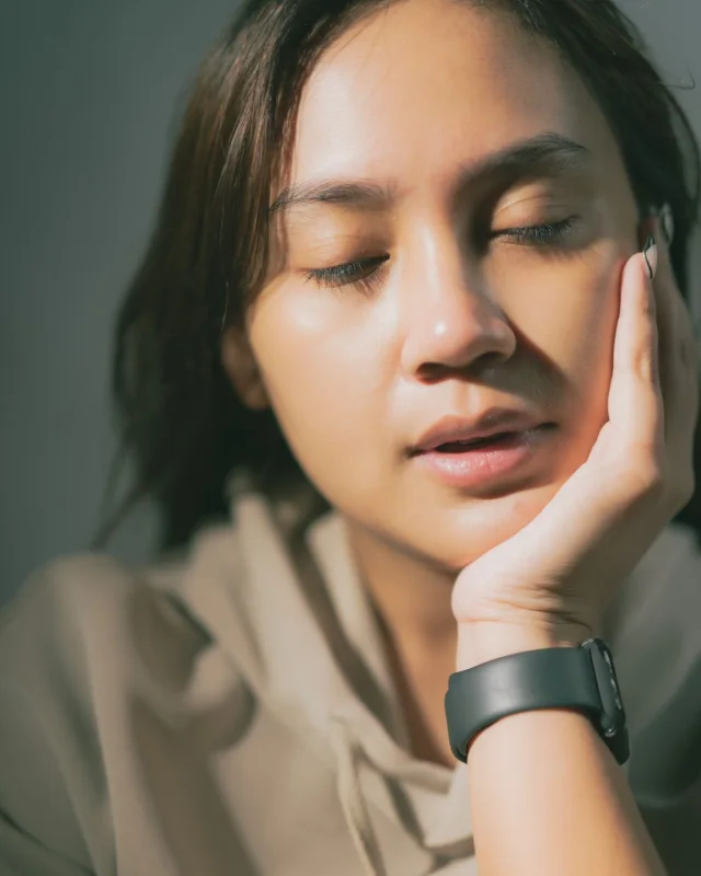 Natural image showing dull, tired skin