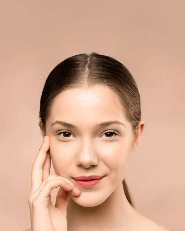Natural image showing slow-healing/stressed skin
