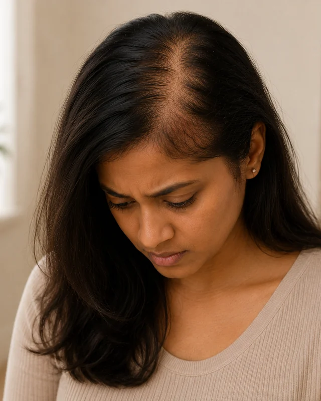 Natural image showing widening part