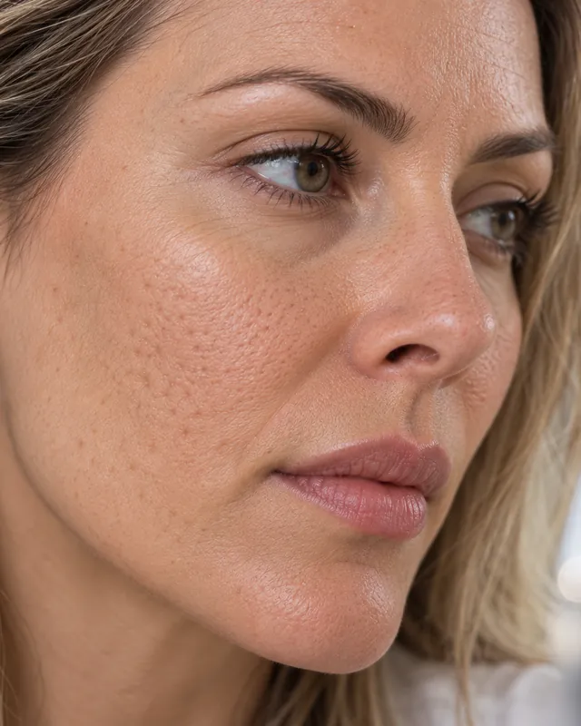 Natural image showing uneven texture