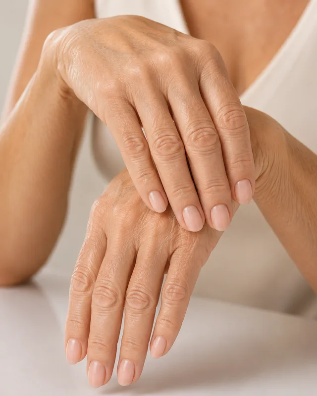 Natural image showing hands