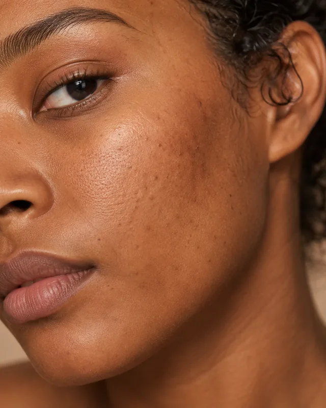 Natural image showing uneven texture