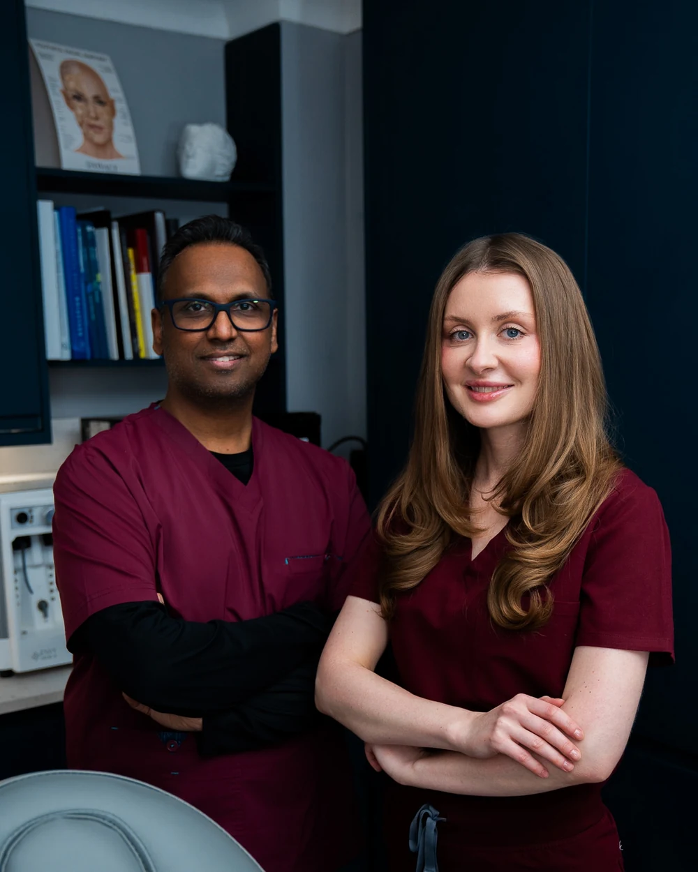 Dr Nick and Lana at Rejuvena, a doctor-led laser & aesthetic clinic in Bedford
