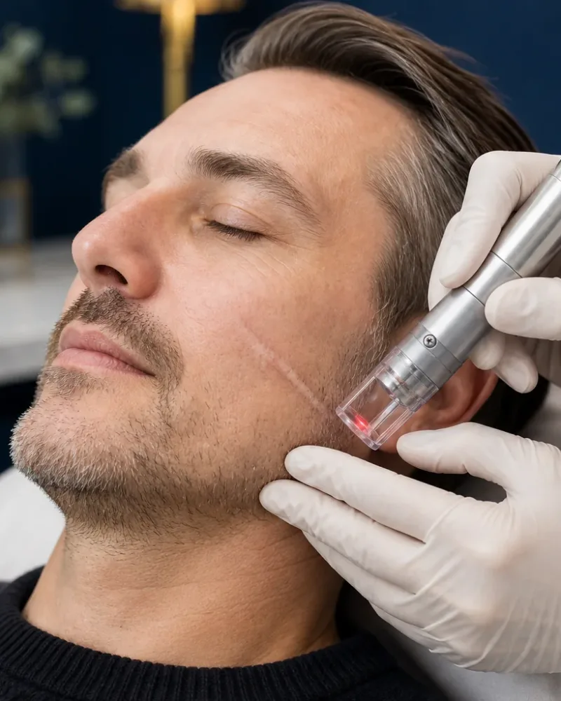 Dermablate Cool Laser Er:YAG handpiece used for keloid and raised-scar revision at Rejuvena Clinic in Bedford