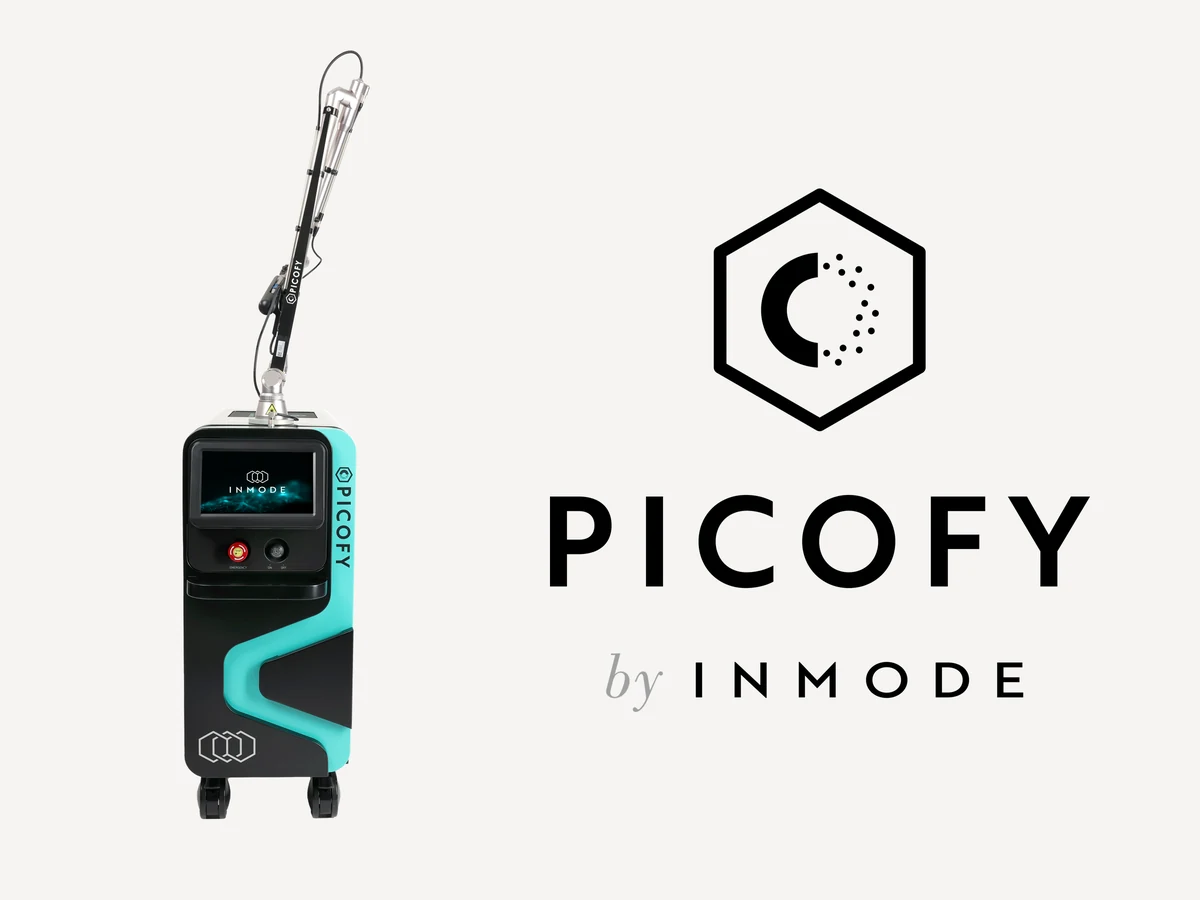 The Picofy pico laser by InMode, the picosecond device used for picolaser skin treatment at Rejuvena Clinic in Bedford